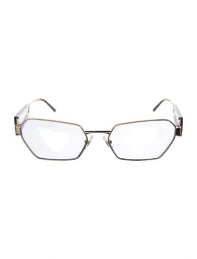 Pre-owned Miu Miu Square Mirrored Sunglasses In Multi