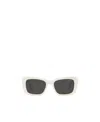 Miu Miu Square Sunglasses In Black