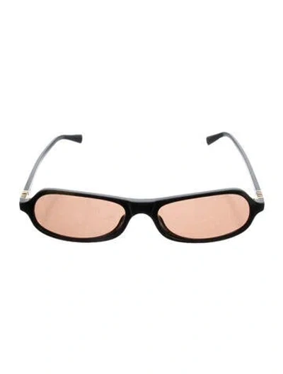 Pre-owned Miu Miu Square Tinted Sunglasses In Black