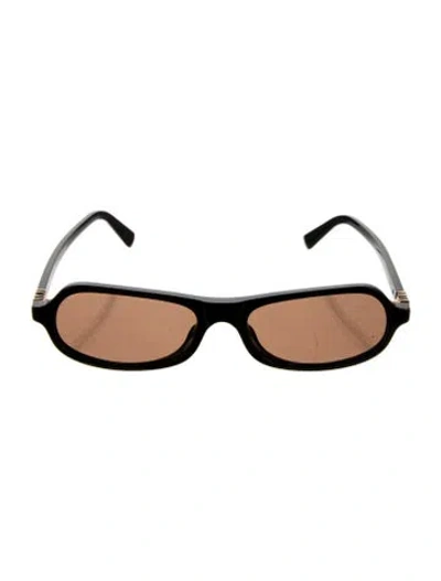 Pre-owned Miu Miu Square Tinted Sunglasses In Black