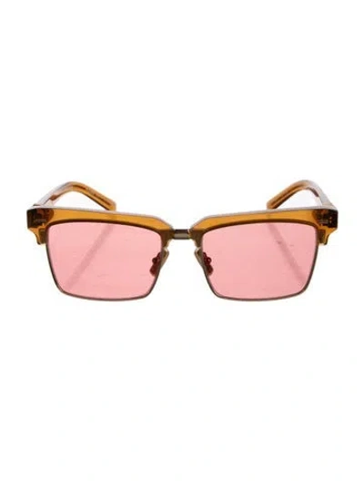 Pre-owned Miu Miu Square Tinted Sunglasses In Neutral