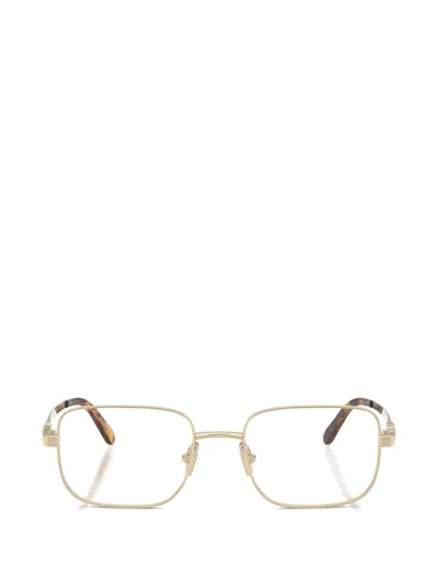 Miu Miu Square-frame Glasses In Gold