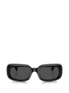 Miu Miu 52mm Rectangular Sunglasses In Black