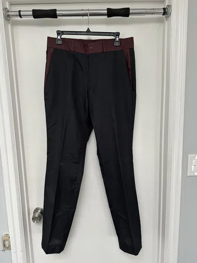 Pre-owned Miu Miu Ss2000 Contrast Paneled Trousers
