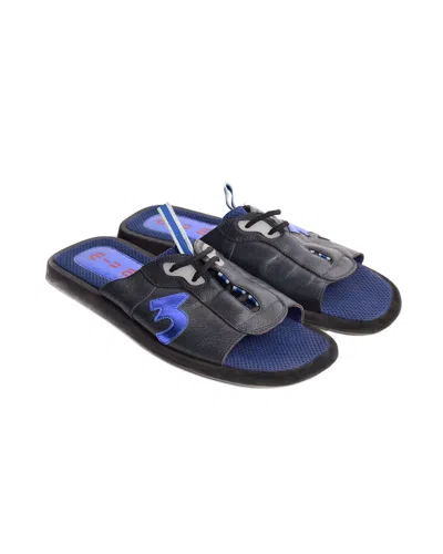 Pre-owned Miu Miu S/s2000 Mens Sandals In Black/blue