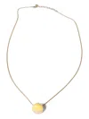 Miu Miu Statement-pendant Necklace In Gold