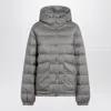 Miu Miu Padded Down Jacket In Gray
