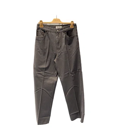 Miu Miu Straight Jeans In Black