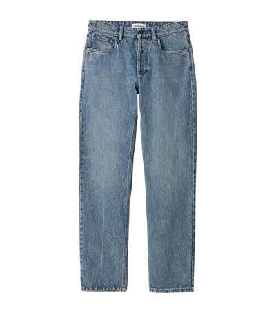 Miu Miu Straight Jeans In Blue