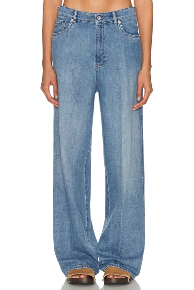 Miu Miu Straight Leg In Blue