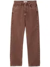 Miu Miu Straight-leg Jeans In 褐色