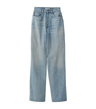 Miu Miu Straight-leg Jeans In Blue