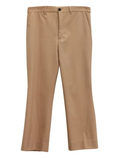 Pre-owned Miu Miu Straight-leg Trousers In Pink