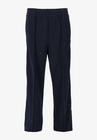 Miu Miu Straight-leg Pants With Elastic-waist In Black