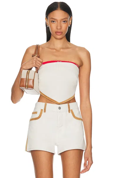 Miu Miu Strapless Top