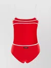 Miu Miu Stretch Nylon Swimsuit Contrast Trim