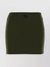 Miu Miu Stretch Viscose Blend Mini Skirt