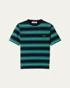 Miu Miu Short Sleeve T-shirt In Blue