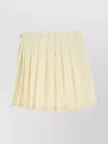 Miu Miu Striped Canvas Mini Skirt