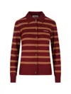 Miu Miu Cardigan Aus Kaschmir Und Seide In Red