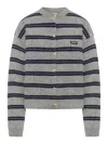 Miu Miu Crew Neck Long Sleeve Sweater