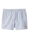 Miu Miu Striped Chambray Bermudas