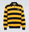 Miu Miu Polopullover Aus Einem Baumwollgemisch In Multicolor