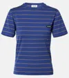 Miu Miu T-shirt Aus Baumwoll-jersey In Multicolor
