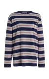 Miu Miu Striped Cotton T-shirt