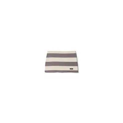 Miu Miu Striped Cotton Jersey Miniskirt In Multi