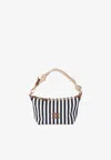 Miu Miu Striped Pouch Bag In Pattern