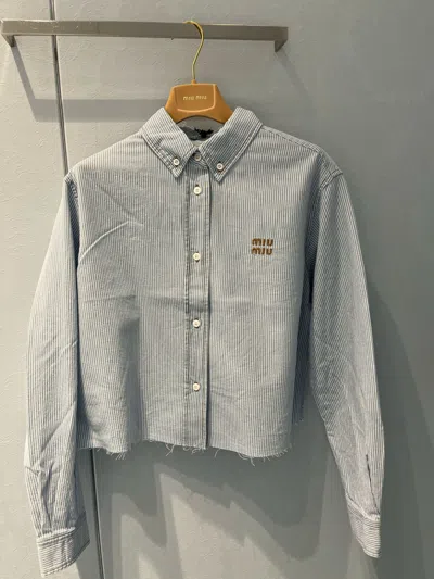 Miu Miu Striped Shirt