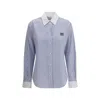 Miu Miu Striped Cotton Shirt