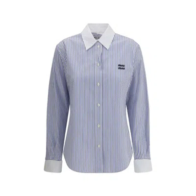 MIU MIU STRIPED SHIRT