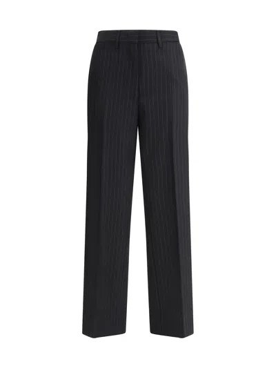 MIU MIU STRIPED TAILORED TROUSERS