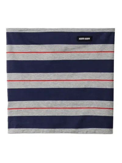 MIU MIU STRIPED TOP