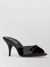 Miu Miu Stylish Leather Mules Kitten Heel In Black
