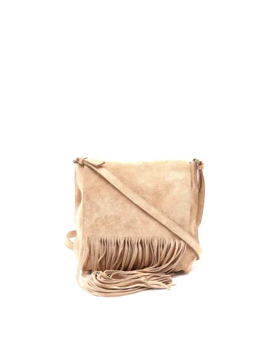 Miu Miu Suede Bag In Neutral