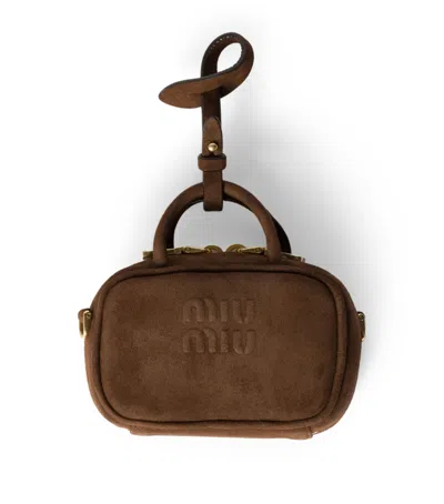 Miu Miu Suede Beau Micro Bag