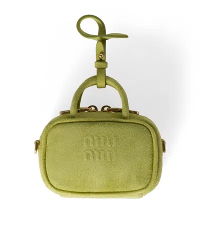 Miu Miu Suede Beau Micro Bag