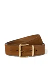 Miu Miu Suede Belt In Brown