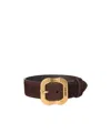 Miu Miu Suede Bracelet In Brown