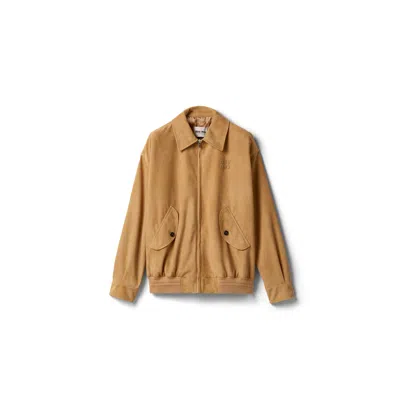 Miu Miu Suede Jacket In Brown