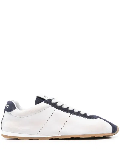 MIU MIU SUEDE LEATHER SNEAKERS