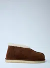 Miu Miu Suede Logo Motifs Boots In Brown