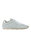 Miu Miu Suede Low-cut Casual Shoes In Gray