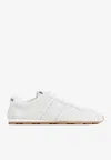 Miu Miu White Lace Up Sneakers