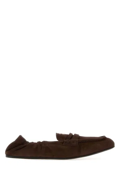 Miu Miu Mocassini Loafer In Burgundy