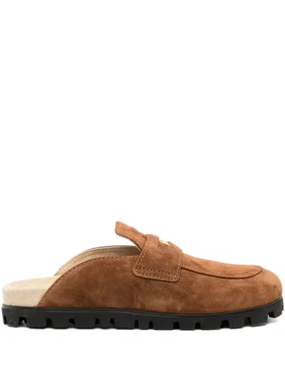 Miu Miu Suede Mules