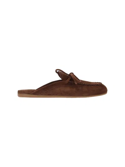 MIU MIU SUEDE MULES